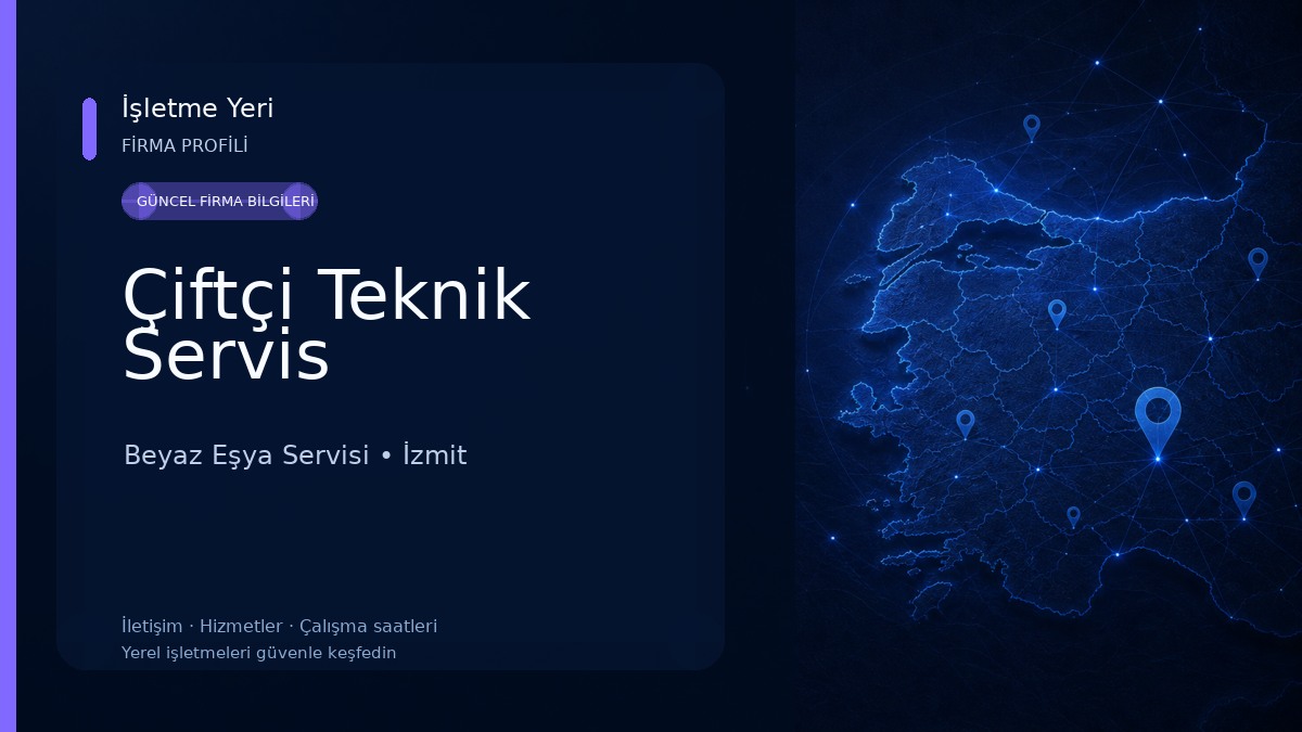 Çiftçi Teknik Servis Beyaz Eşya Servisi
