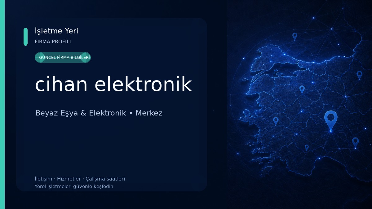 cihan elektronik Beyaz Eşya & Elektronik