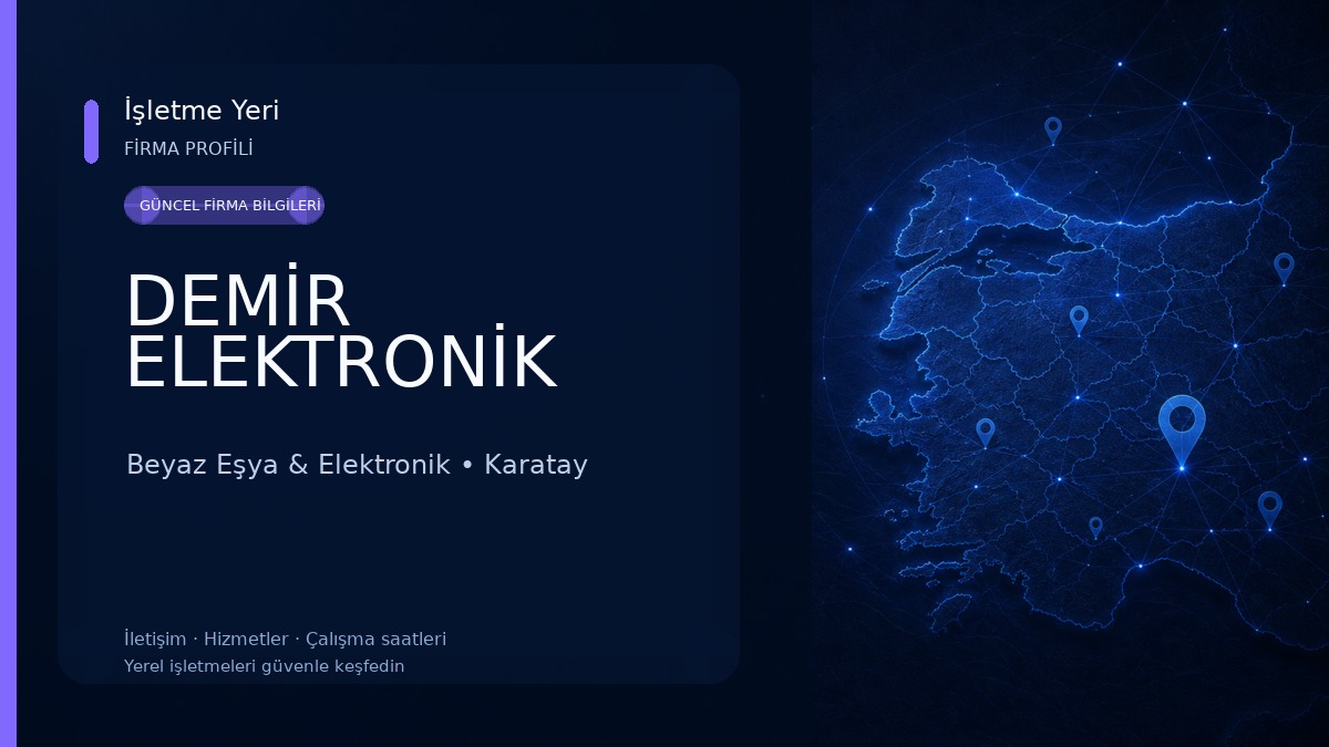 DEMİR ELEKTRONİK Beyaz Eşya & Elektronik