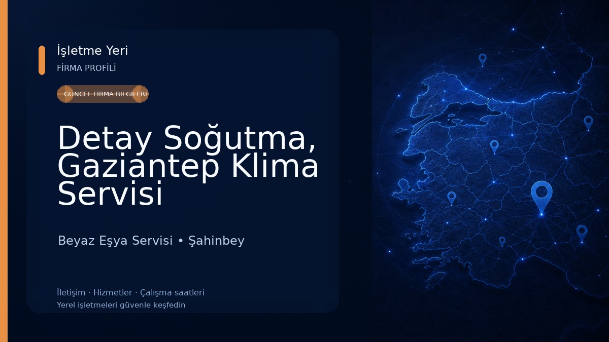 Detay Soğutma, Gaziantep Klima Servisi 