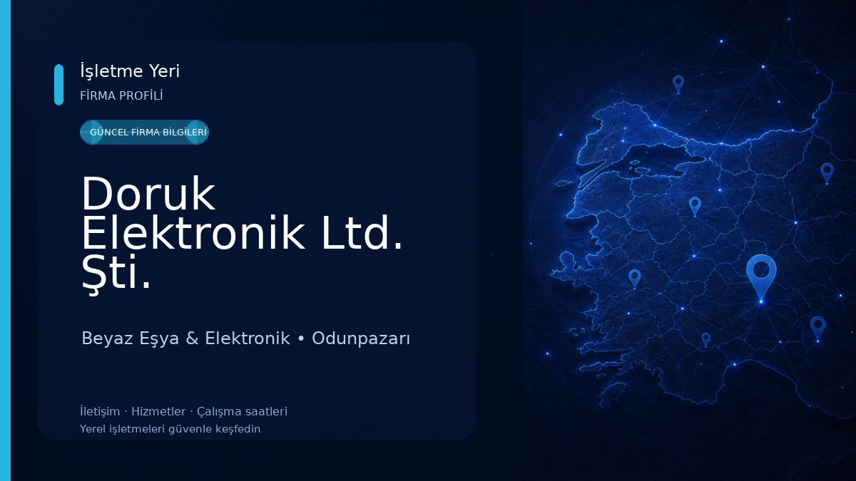 Doruk Elektronik Ltd. Şti. Beyaz Eşya & Elektronik