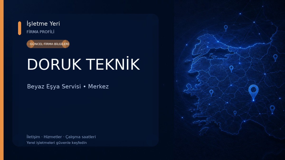DORUK TEKNİK Beyaz Eşya Servisi