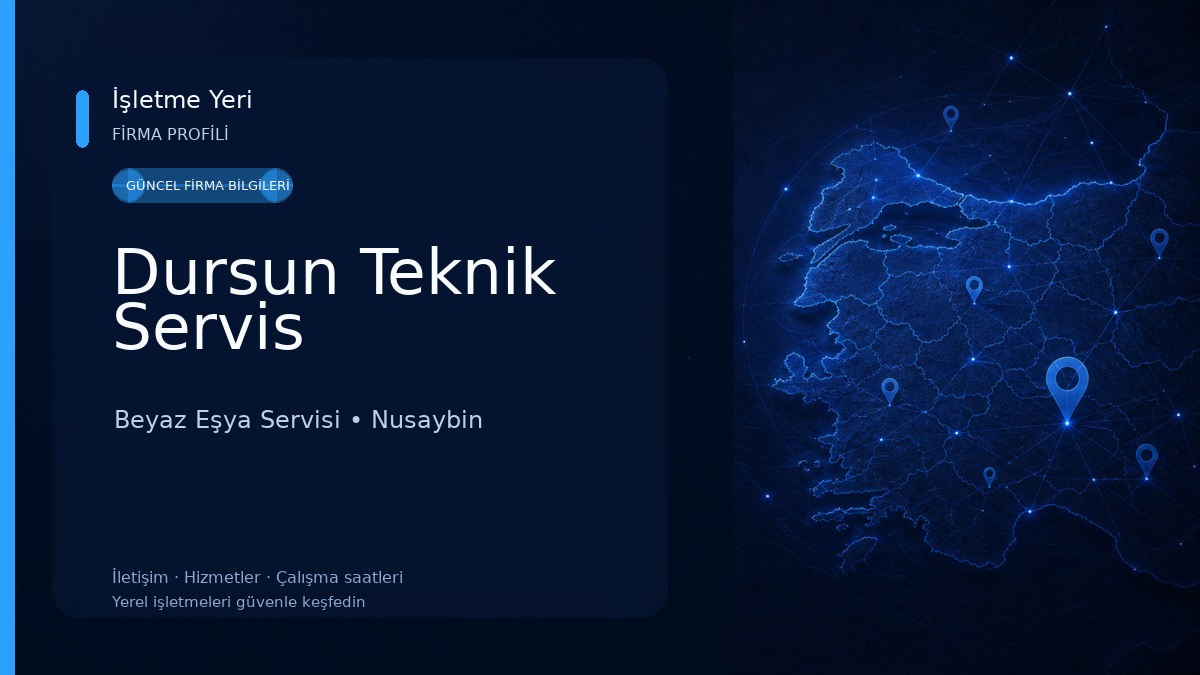 Dursun Teknik Servis Beyaz Eşya Servisi