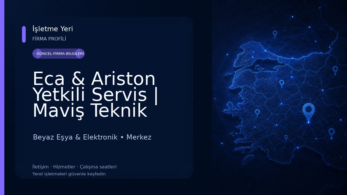 Eca & Ariston Yetkili Servis | Maviş Teknik Soğutma