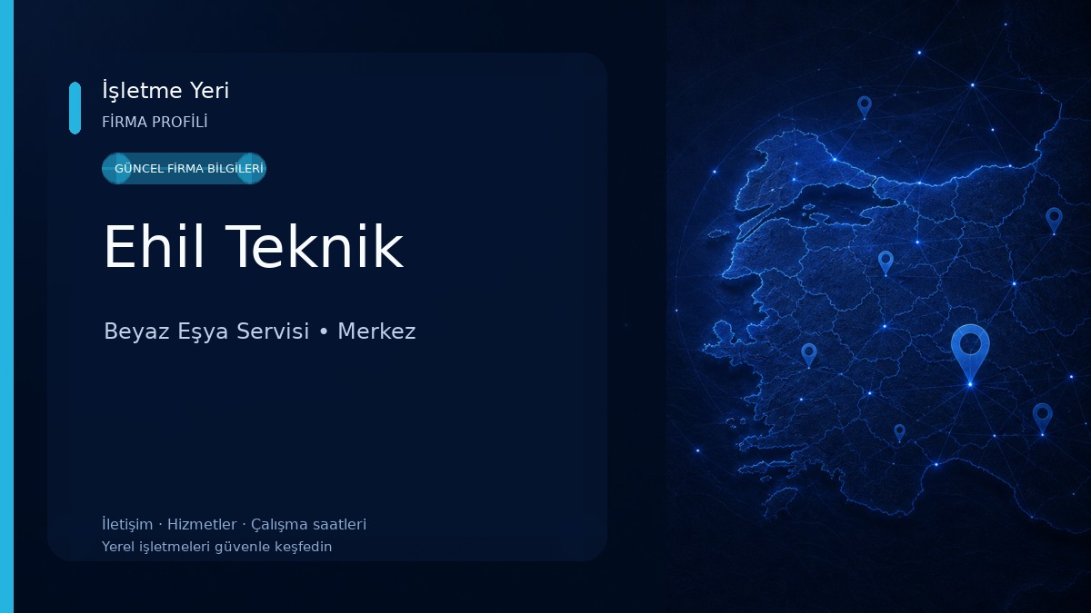 Ehil Teknik Beyaz Eşya Servisi