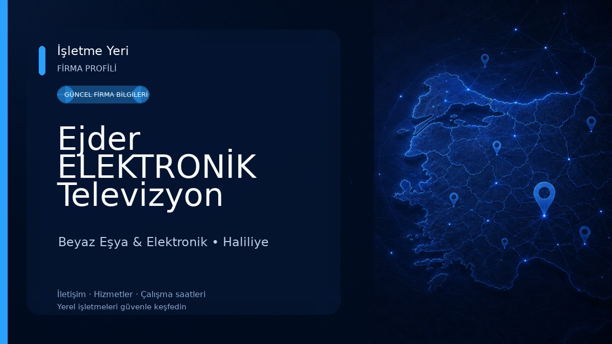 Ejder ELEKTRONİK Televizyon Ekran Değişimi & Tamiri