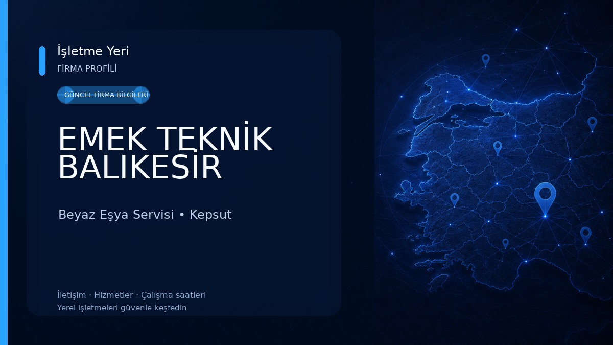 EMEK TEKNİK BALIKESİR