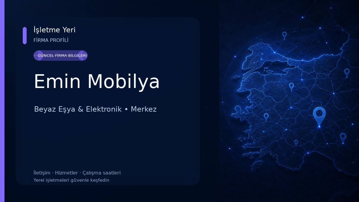 Emin Mobilya Beyaz Eşya & Elektronik
