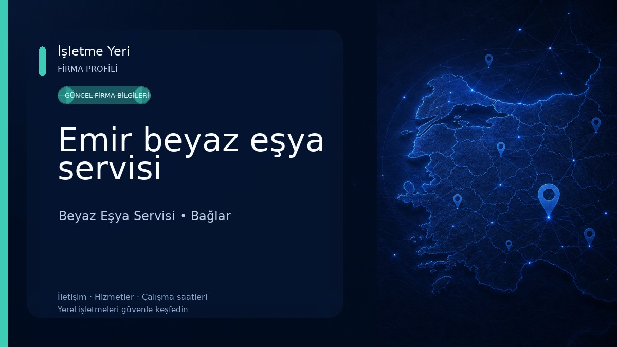 Emir beyaz eşya servisi Beyaz Eşya Servisi