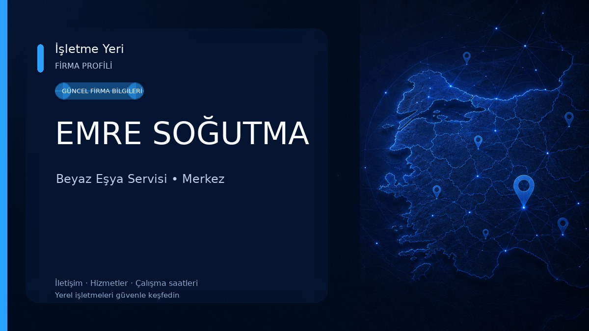 EMRE SOĞUTMA Beyaz Eşya Servisi