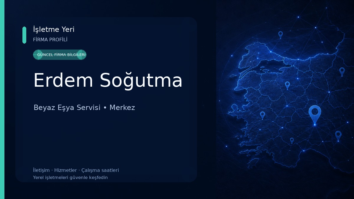 Erdem Soğutma Beyaz Eşya Servisi