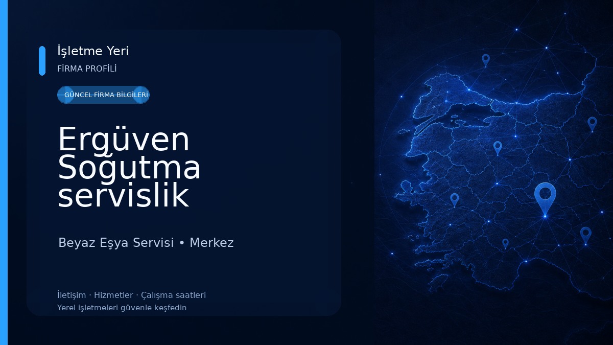 Ergüven Soğutma servislik hizmetleri Beyaz Eşya Servisi