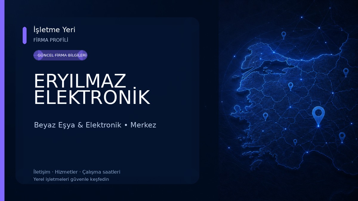 ERYILMAZ ELEKTRONİK Beyaz Eşya & Elektronik
