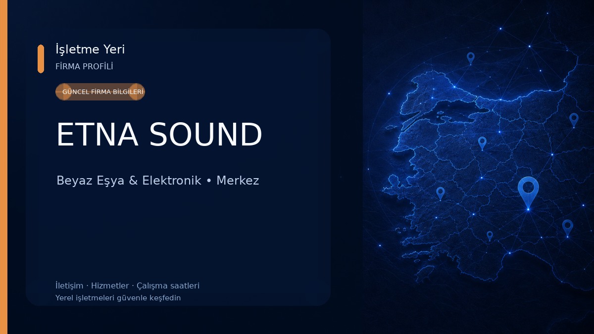 ETNA SOUND Beyaz Eşya & Elektronik