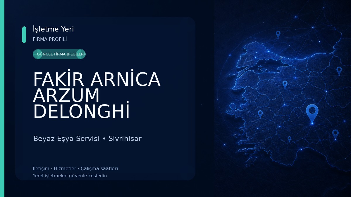 FAKİR ARNİCA ARZUM DELONGHİ BRAUN YETKİLİ SERVİSİ ESKİŞEHİR YETKİLİ SERVİS PRESTİJ ELEKTRONİK Beyaz Eşya Servisi