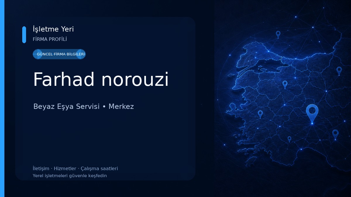 Farhad norouzi Beyaz Eşya Servisi