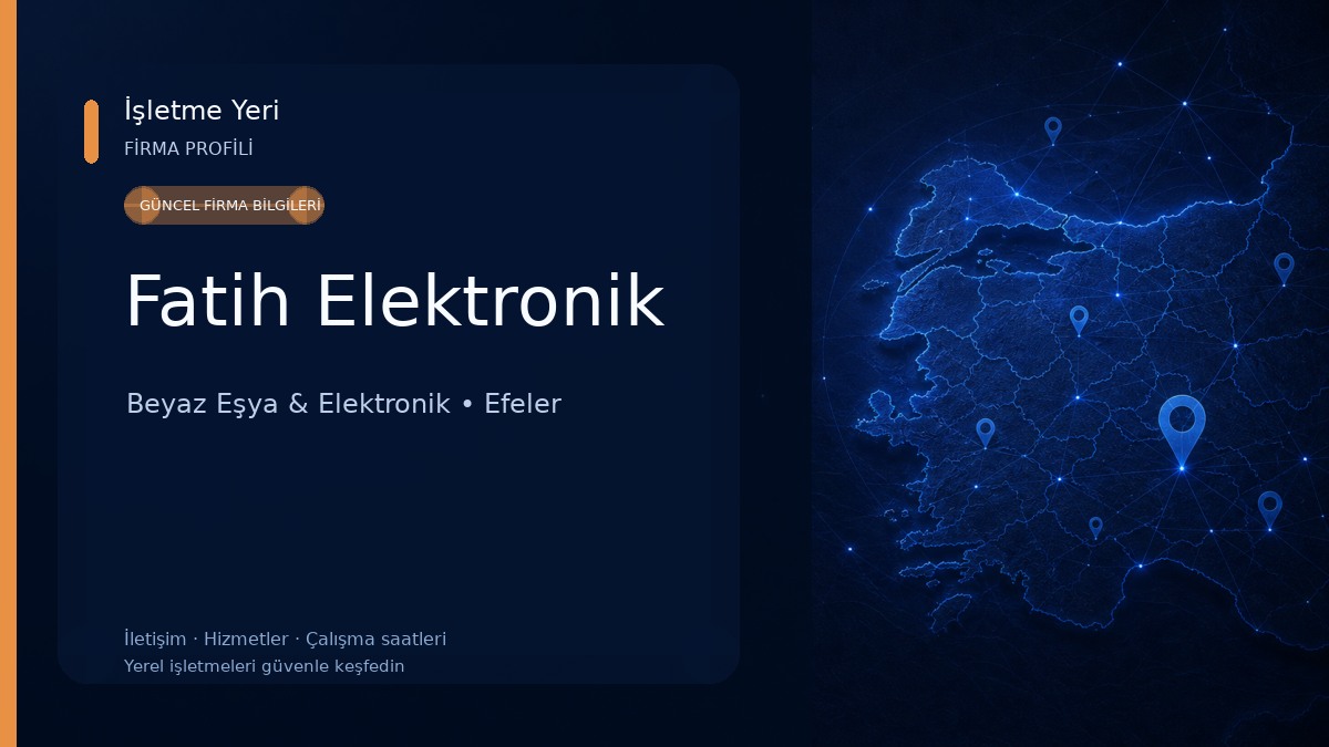 Fatih Elektronik Beyaz Eşya & Elektronik