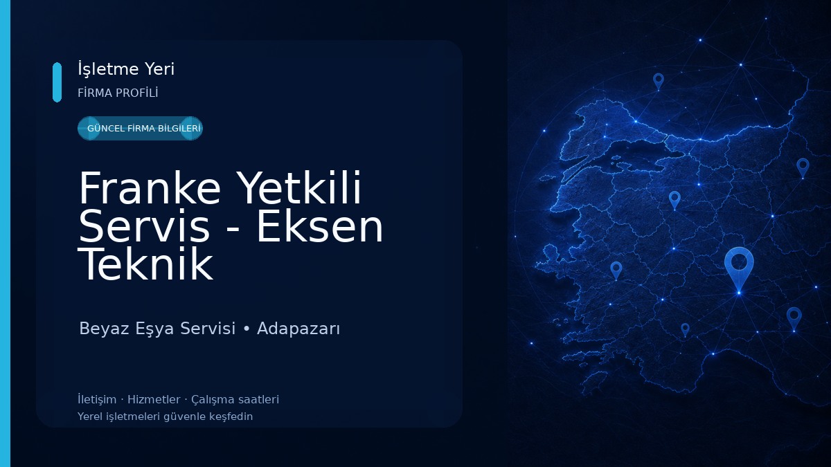 Franke Yetkili Servis - Eksen Teknik