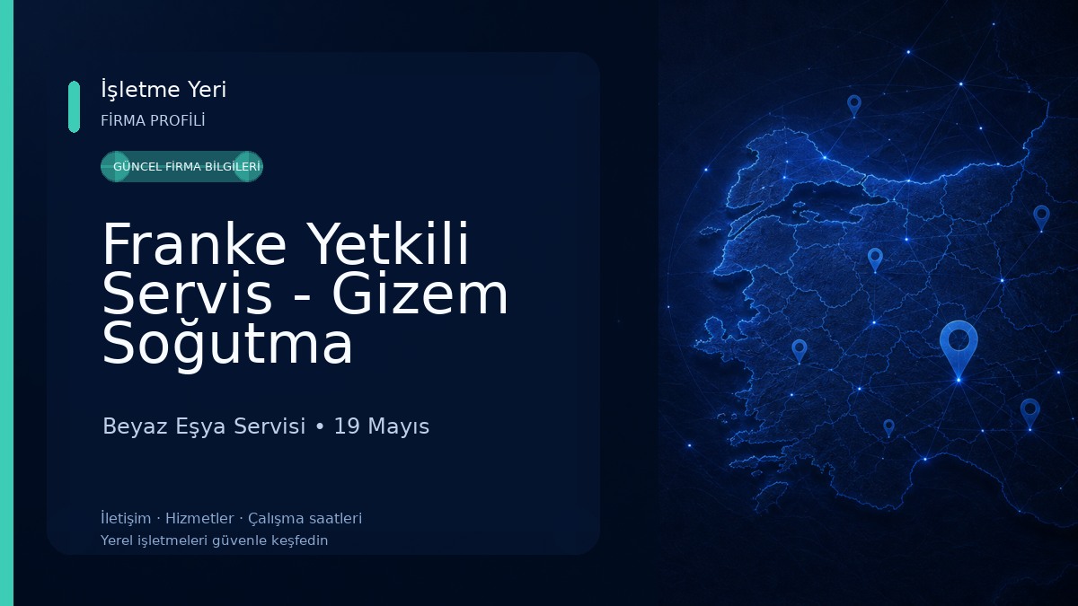 Franke Yetkili Servis - Gizem Soğutma