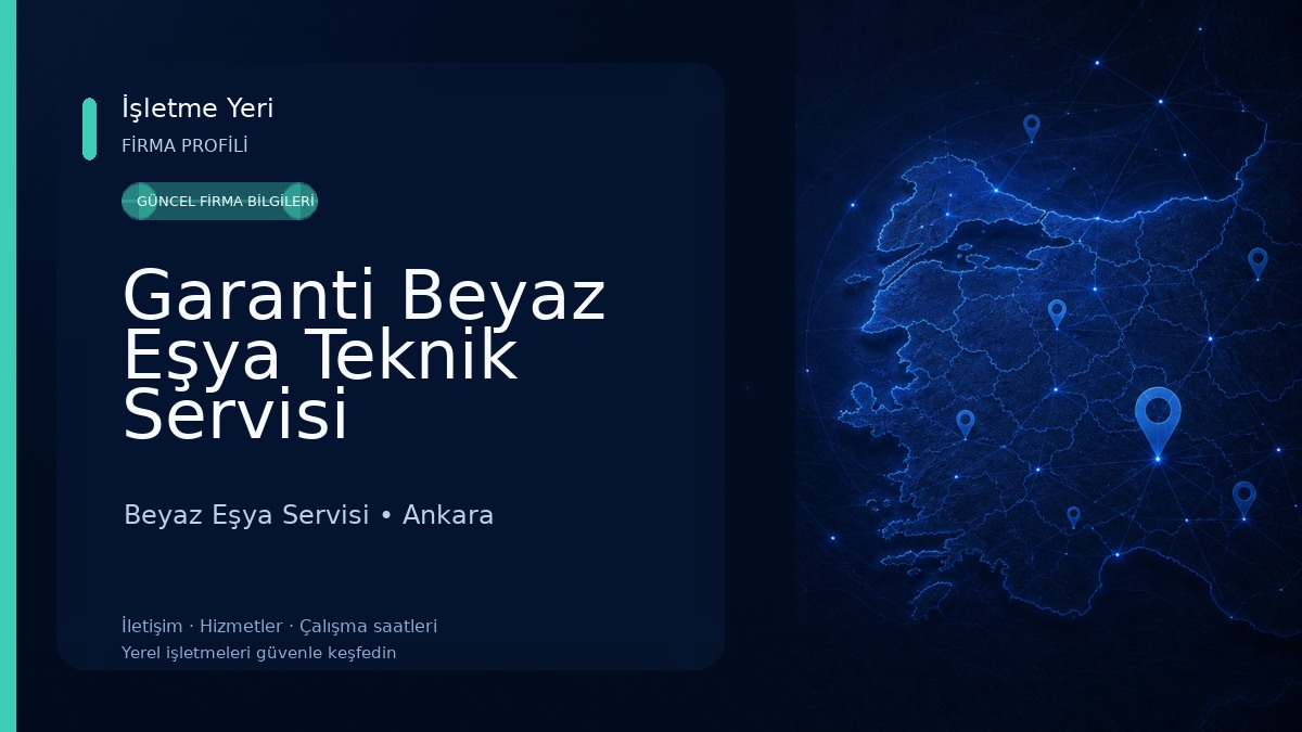 Garanti Beyaz Eşya Teknik Servisi