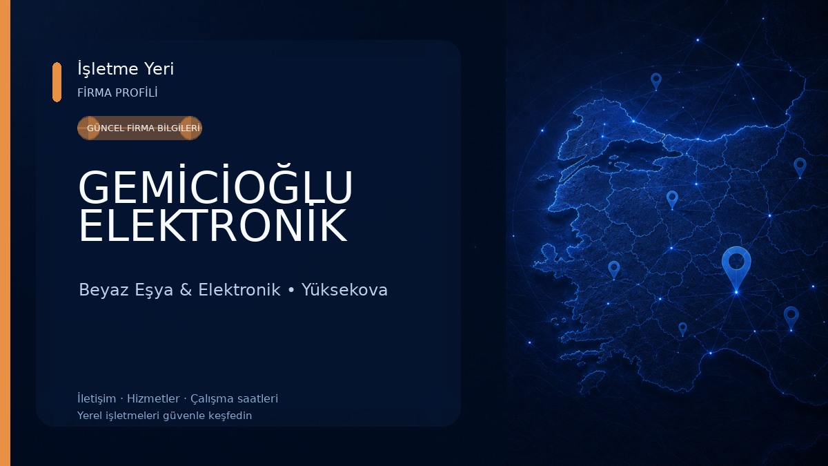 GEMİCİOĞLU ELEKTRONİK Beyaz Eşya & Elektronik