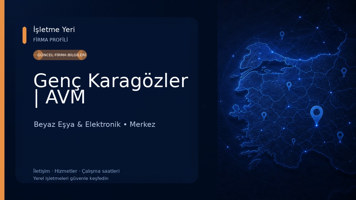 Genç Karagözler | AVM Beyaz Eşya & Elektronik