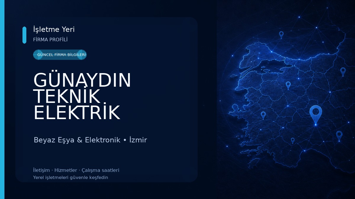 GÜNAYDIN TEKNİK ELEKTRİK ELEKTRONİK VE BEYAZ EŞYA ÖZEL SERVİSİ Beyaz Eşya & Elektronik