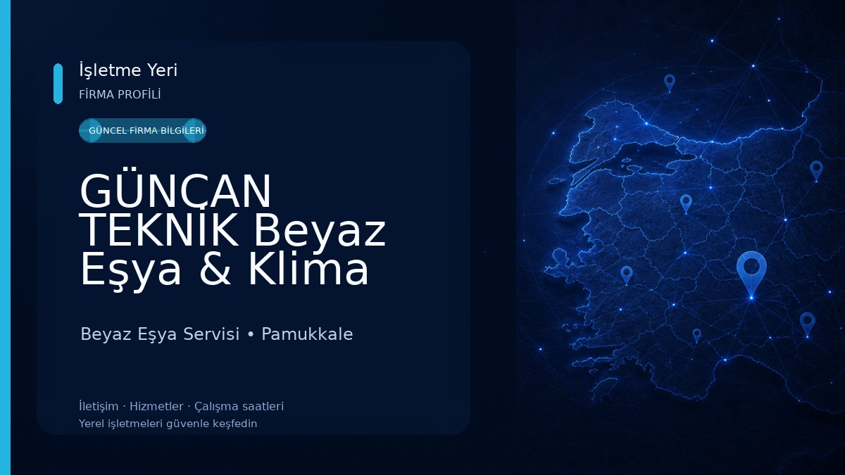 GÜNCAN TEKNİK Beyaz Eşya & Klima Korkmaz Yetkili servisi Beyaz Eşya Servisi