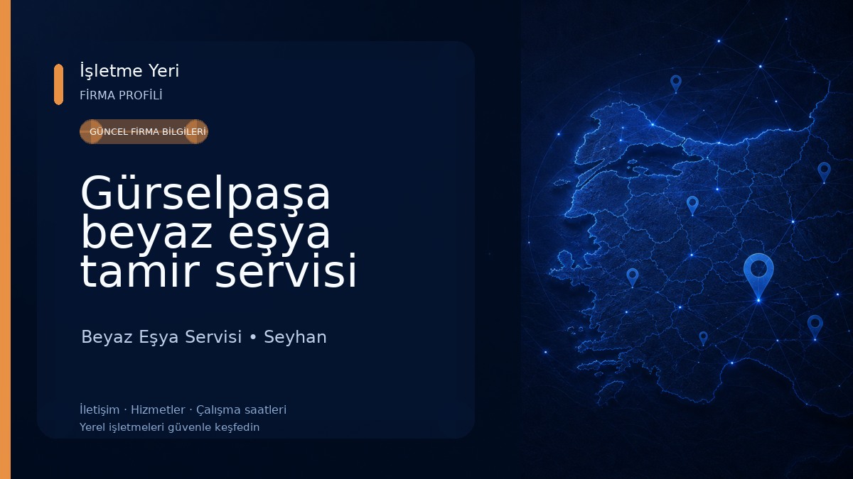 Gürselpaşa beyaz eşya tamir servisi