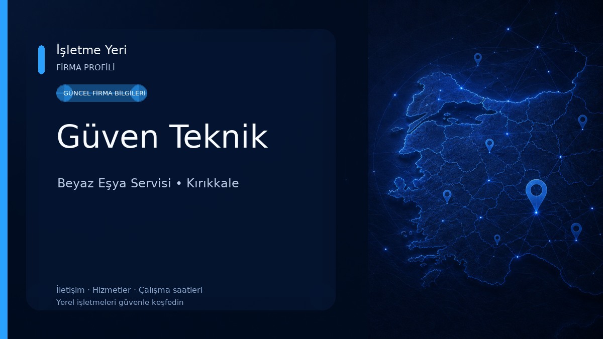 Güven Teknik Beyaz Eşya Servisi