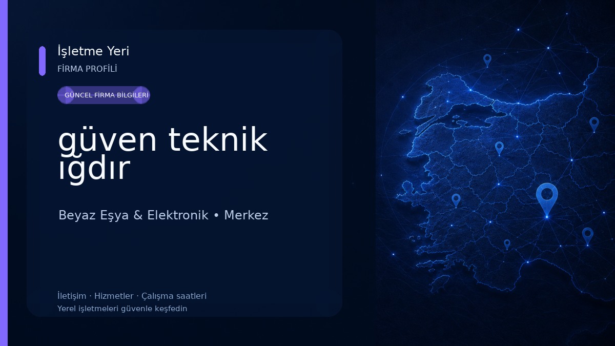 güven teknik ığdır Beyaz Eşya & Elektronik