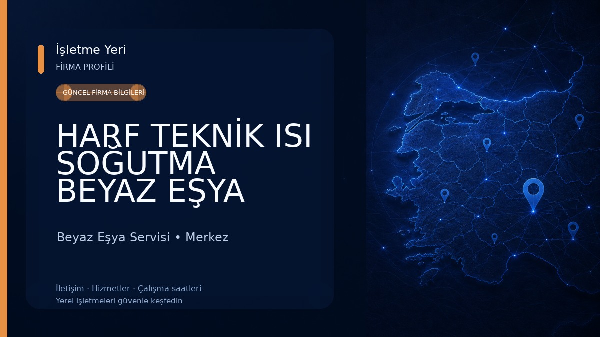 HARF TEKNİK ISI SOĞUTMA BEYAZ EŞYA YEDEK PARÇA TOPTAN SATIŞ