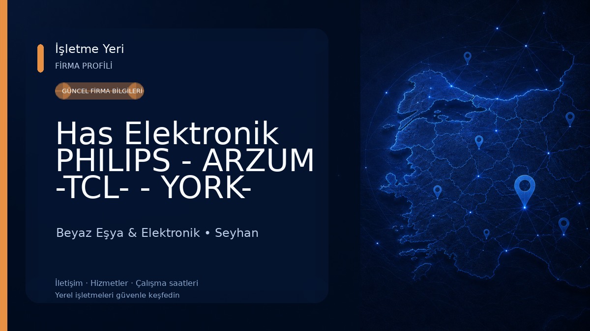 Has Elektronik PHILIPS - ARZUM -TCL- - YORK- HITACI-VİOMİ-FROUMANN-BOSE Yetkili Servisi Beyaz Eşya & Elektronik