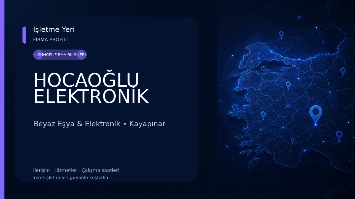 HOCAOĞLU ELEKTRONİK 