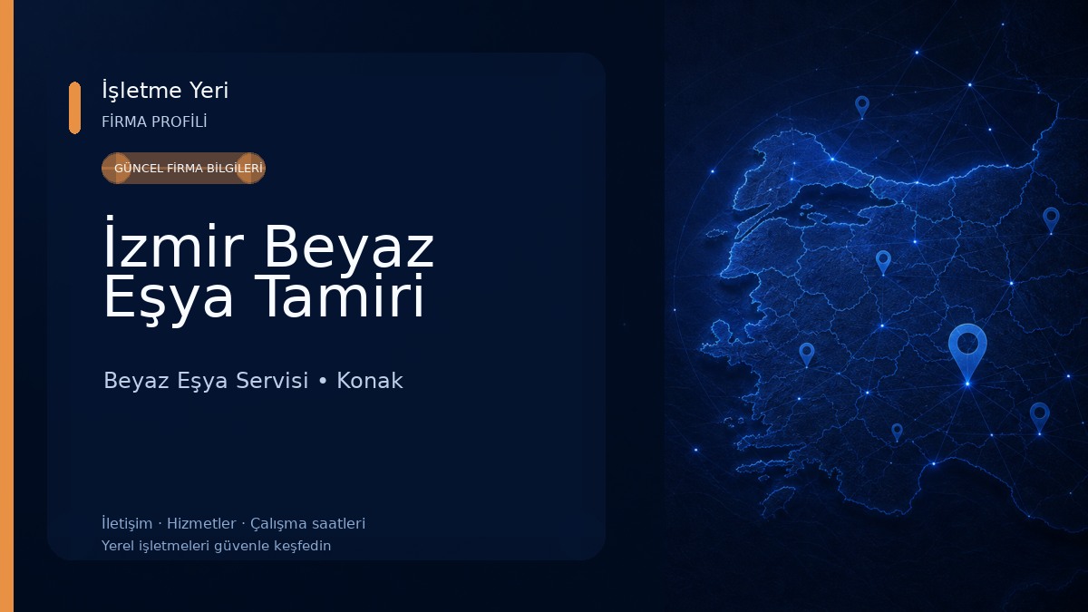 İzmir Beyaz Eşya Tamiri