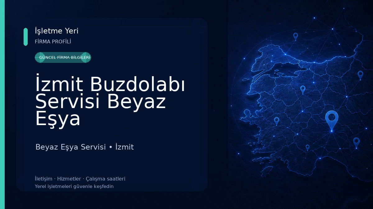 İzmit Buzdolabı Servisi Beyaz Eşya