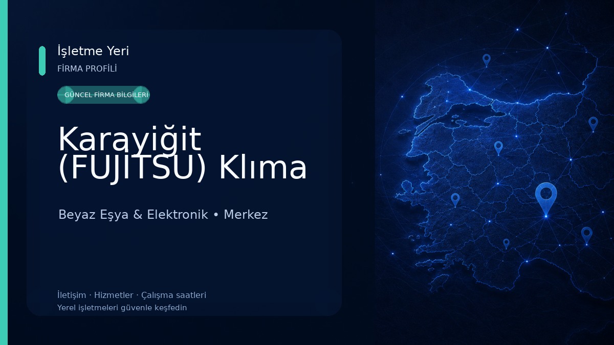 Karayiğit (FUJİTSU) Klıma
