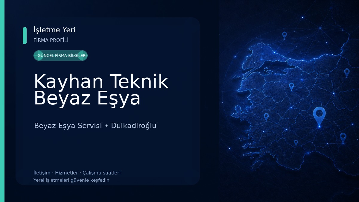 Kayhan Teknik Beyaz Eşya Beyaz Eşya Servisi