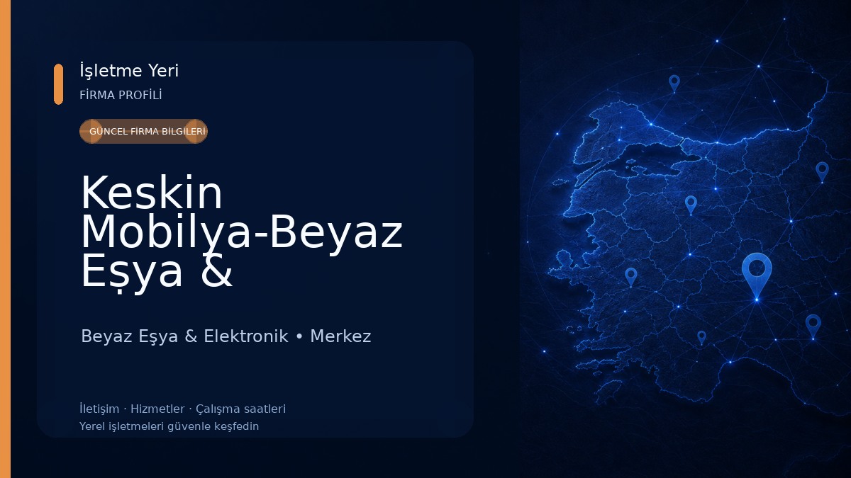 Keskin Mobilya-Beyaz Eṣya & Elektronik Ürünler Beyaz Eşya & Elektronik