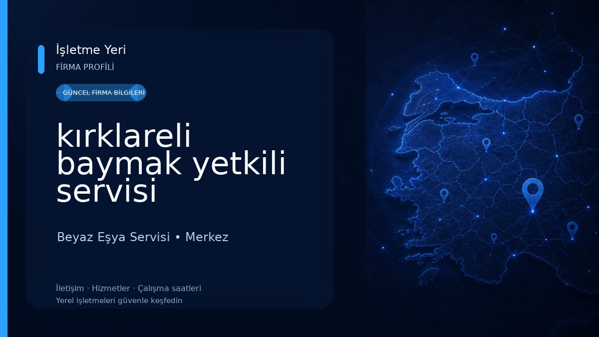 kırklareli baymak yetkili servisi