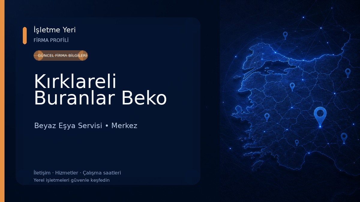 Kırklareli Buranlar Beko