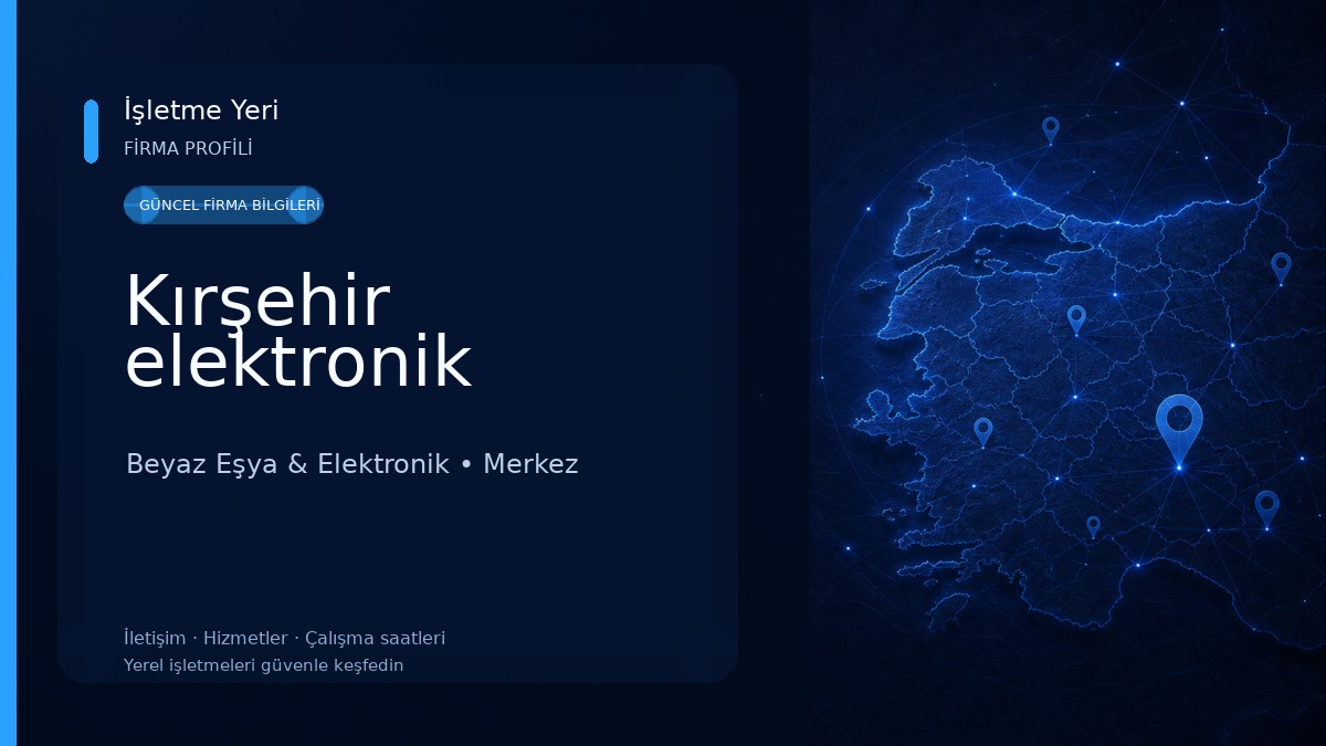 Kırşehir elektronik 