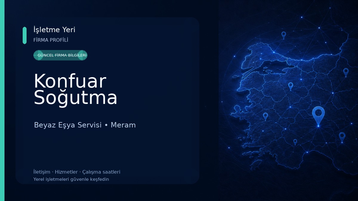 Konfuar Soğutma