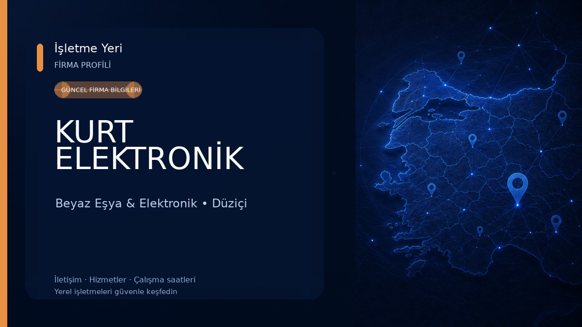 KURT ELEKTRONİK Beyaz Eşya & Elektronik