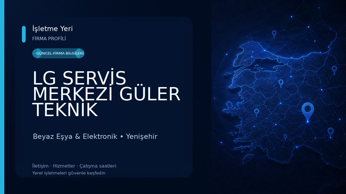 LG SERVİS MERKEZİ GÜLER TEKNİK Beyaz Eşya & Elektronik