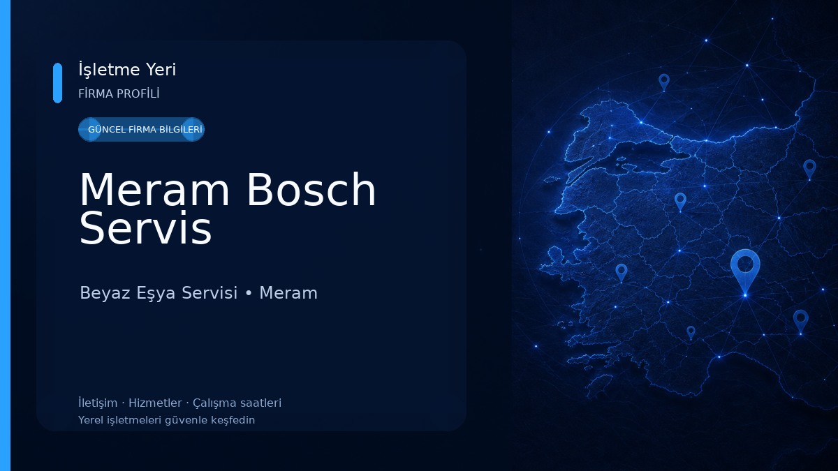 Meram Bosch Servis 