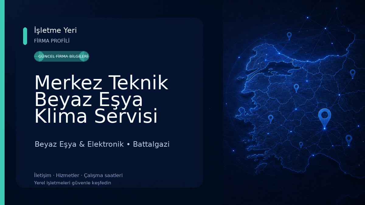 Merkez Teknik Beyaz Eşya Klima Servisi 