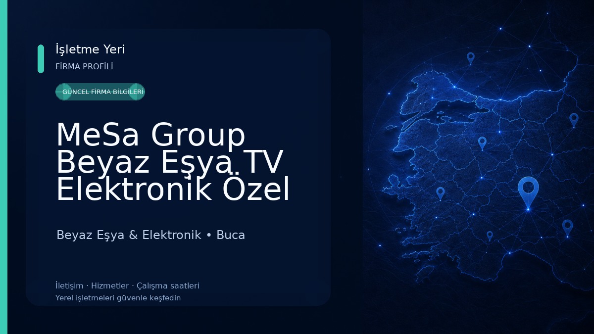 MeSa Group Beyaz Eşya TV Elektronik Özel Teknik Servis Beyaz Eşya & Elektronik