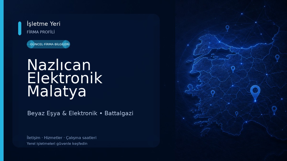 Nazlıcan Elektronik Malatya Televizyon Tamir Beyaz Eşya & Elektronik
