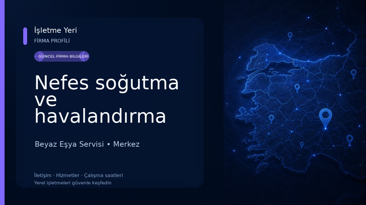Nefes soğutma ve havalandırma